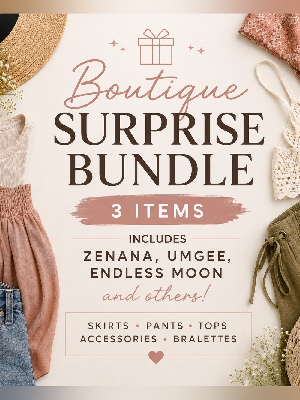 Boutique Surprise Bundle - 3 Items